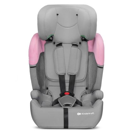KINDERKRAFT - Autostoel COMFORT UP i-Maat (76-150 cm) grijs/roze