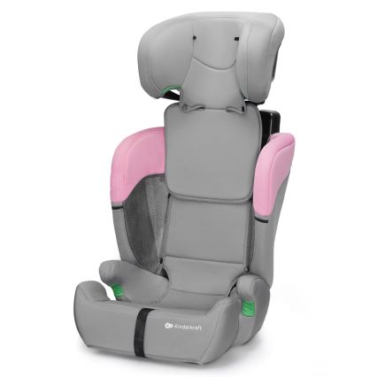 KINDERKRAFT - Autostoel COMFORT UP i-Maat (76-150 cm) grijs/roze