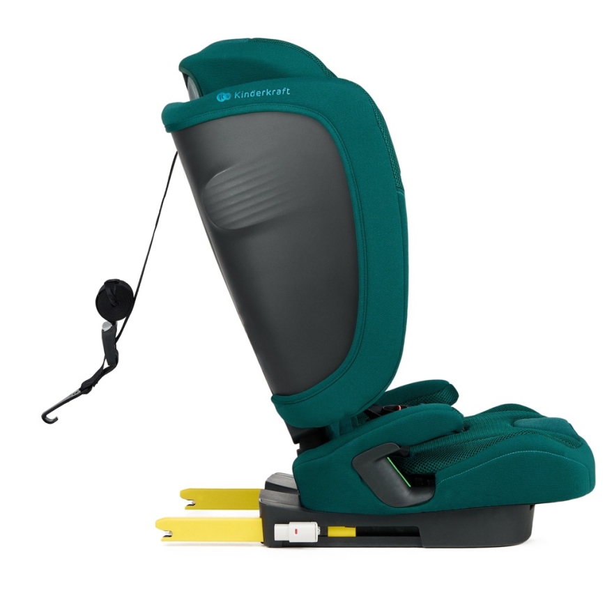 KINDERKRAFT - Autostoel FIX2GO i-Size 76-150 cm turkoois