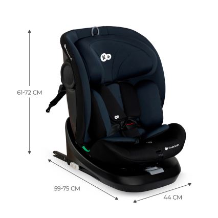 KINDERKRAFT - Autostoel I-GROW i-Maat (40-150 cm) zwart