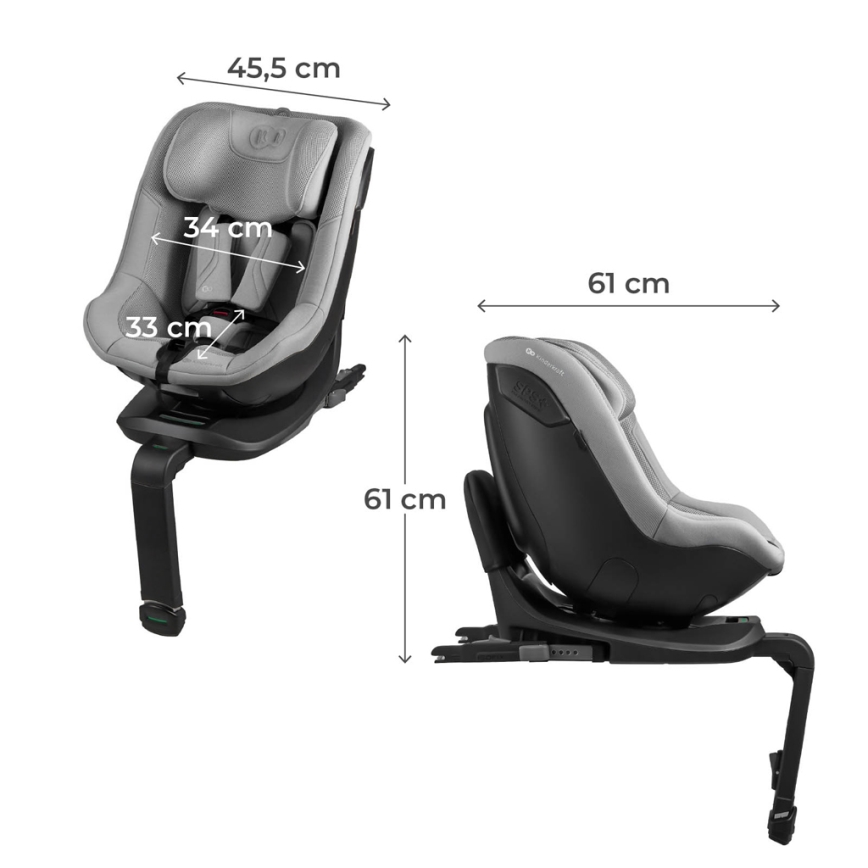 KINDERKRAFT - Autostoel I-GUARD PRO i-Size 61-105 cm grijs