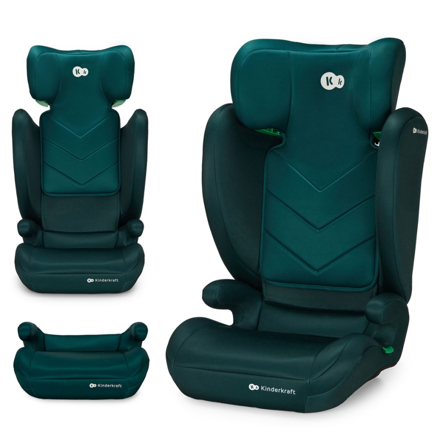 KINDERKRAFT - Autostoel I-SPARK i-Maat (100-150 cm) groen