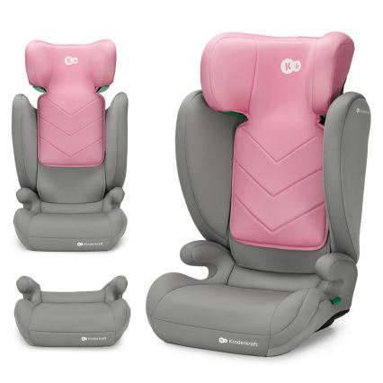 KINDERKRAFT - Autostoel I-SPARK i-Maat (100-150 cm) roze