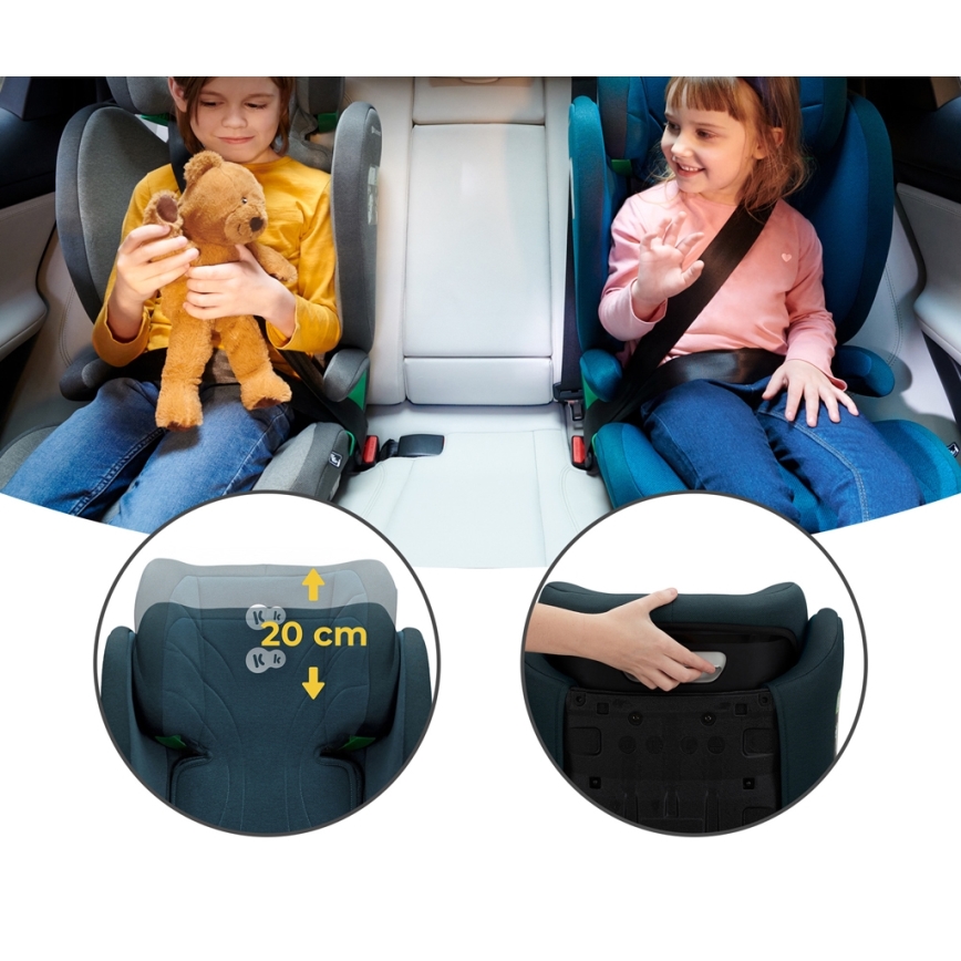 KINDERKRAFT - Autostoel JUNIOR FIX 2 (100-150 cm) Harbor blauw