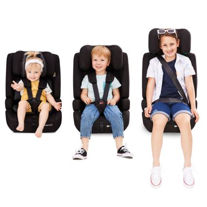 KINDERKRAFT - Autostoel SAFETY FIX 2 i-Maat (76-150 cm) zwart