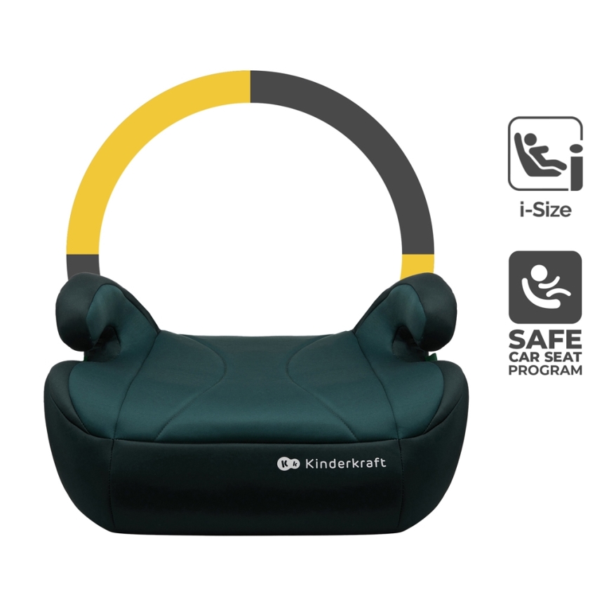 KINDERKRAFT - Autoverhoger stoel I-BOOST i-Maat 135-150 cm groen