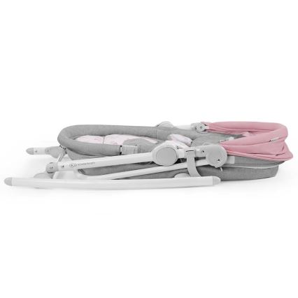 KINDERKRAFT - Baby ligstoel 5in1 NOLA roze/grijs