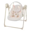 KINDERKRAFT - Balancelle musicale pour bébé SWINGEE beige 4xAAA/230V