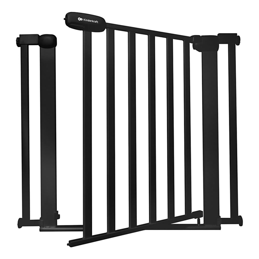 KINDERKRAFT - Barrière de sécurité LOCK&GO 75-103 cm noir