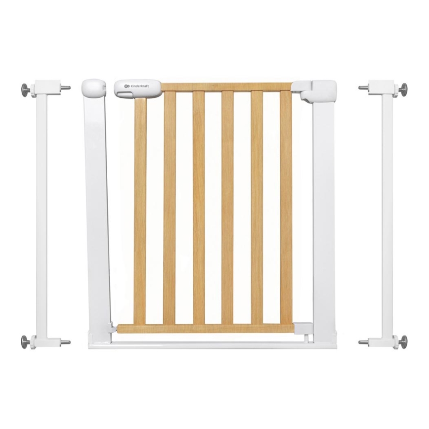 KINDERKRAFT - Barrière de sécurité LOCK&GO 75-103 cm pin