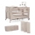 KINDERKRAFT - Berceau de voyage JOY 2 avec accessoires beige