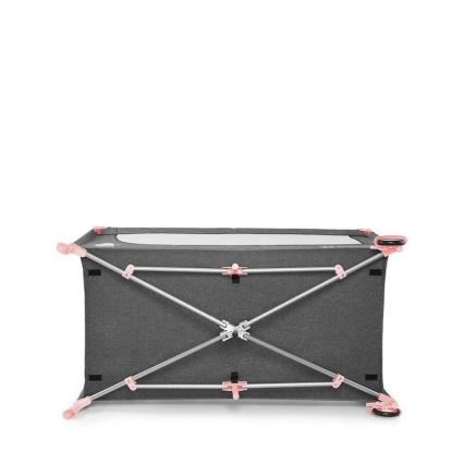 KINDERKRAFT - Berceau de voyage JOY avec accessoires gris-rose