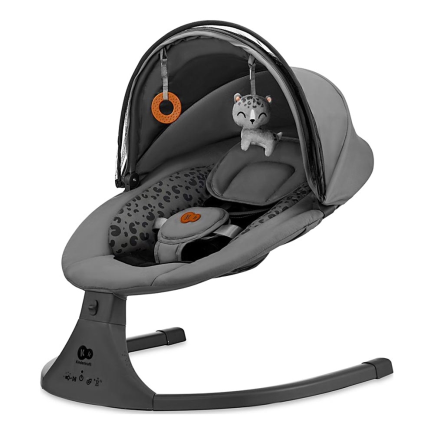 KINDERKRAFT - Berceuse avec mélodie 2en1 LUMI 4xAAA gris foncé