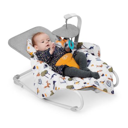 KINDERKRAFT - Berceuse vibrante pour bébé avec une mélodie FELIO 2 jaune
