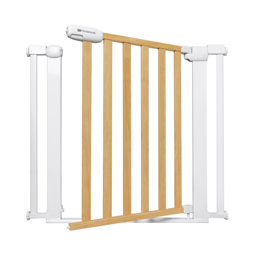 KINDERKRAFT - Beveiligingsbarrière LOCK&GO 75-103 cm grenen