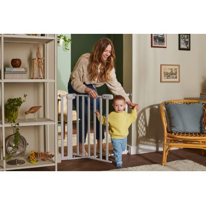 KINDERKRAFT - Beveiligingsbarrière LOCK&GO 75-103 cm wit