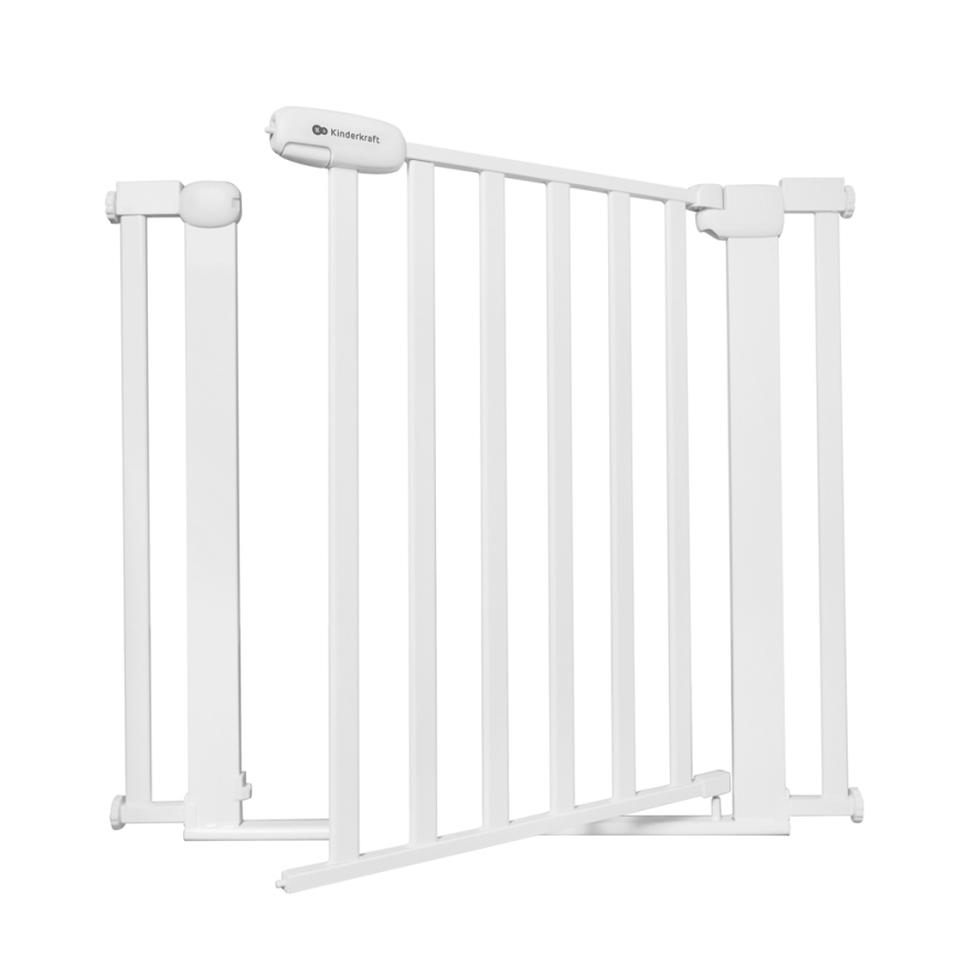 KINDERKRAFT - Beveiligingsbarrière LOCK&GO 75-103 cm wit