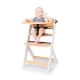 KINDERKRAFT - Chaise de repas pour bébé ENOCK blanc