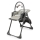 KINDERKRAFT - Chaise haute 2 en 1 TUMMIE grise