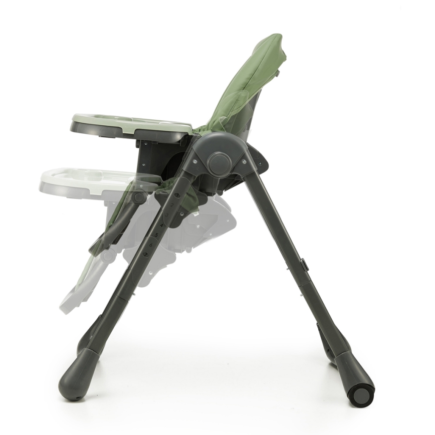 KINDERKRAFT - Chaise haute 2 en 1 TUMMIE verte