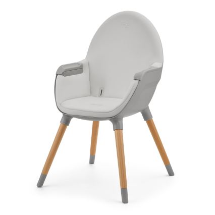 KINDERKRAFT - Chaise haute enfant 2v1 FINI2 hêtre/gris