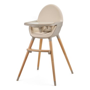 KINDERKRAFT - Chaise haute enfant FINI2 hêtre/beige