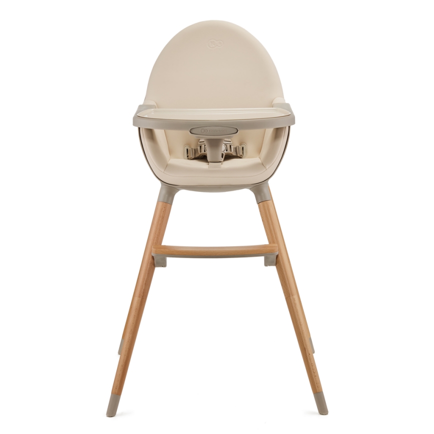 KINDERKRAFT - Chaise haute enfant FINI2 hêtre/beige