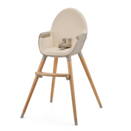 KINDERKRAFT - Chaise haute enfant FINI2 hêtre/beige