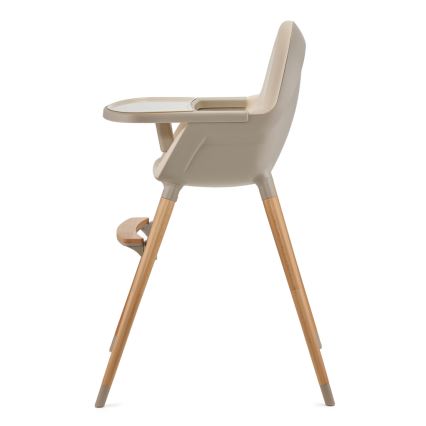 KINDERKRAFT - Chaise haute enfant FINI2 hêtre/beige