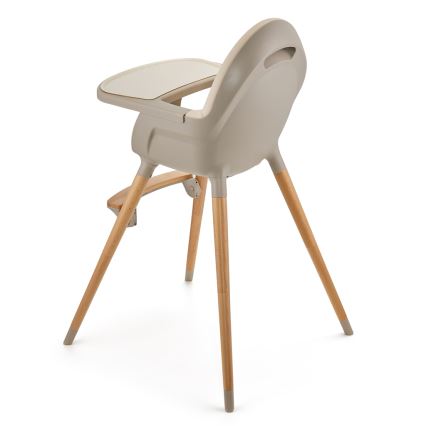 KINDERKRAFT - Chaise haute enfant FINI2 hêtre/beige