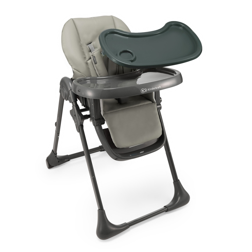 KINDERKRAFT - Chaise haute enfant TUMMIE gris