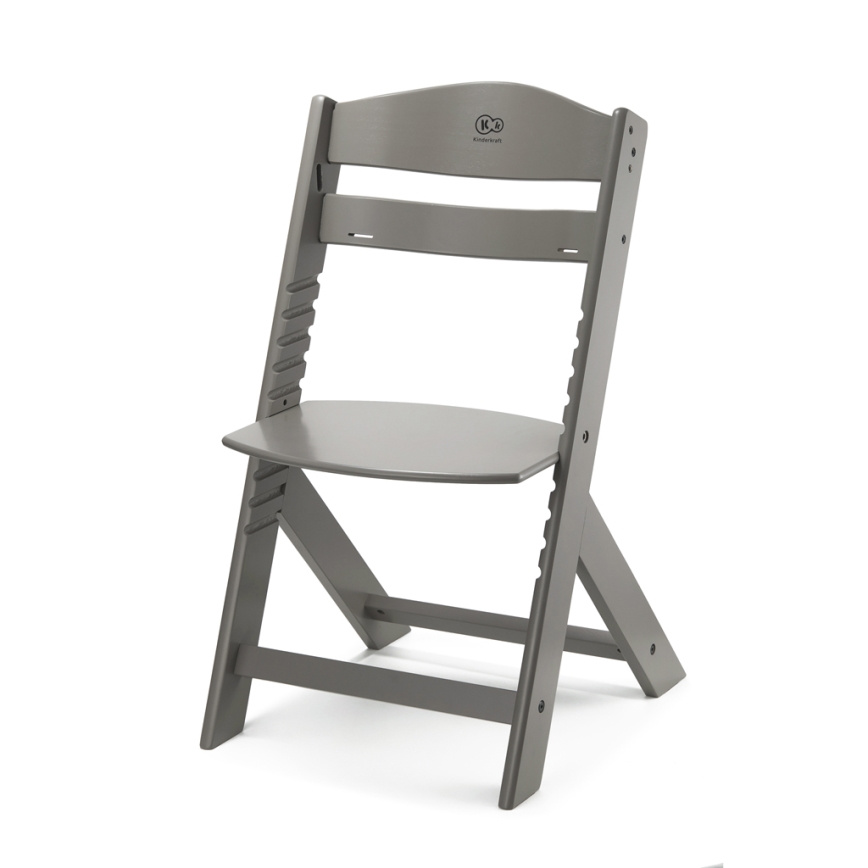 KINDERKRAFT - Chaise haute pour enfant ENOCK grise