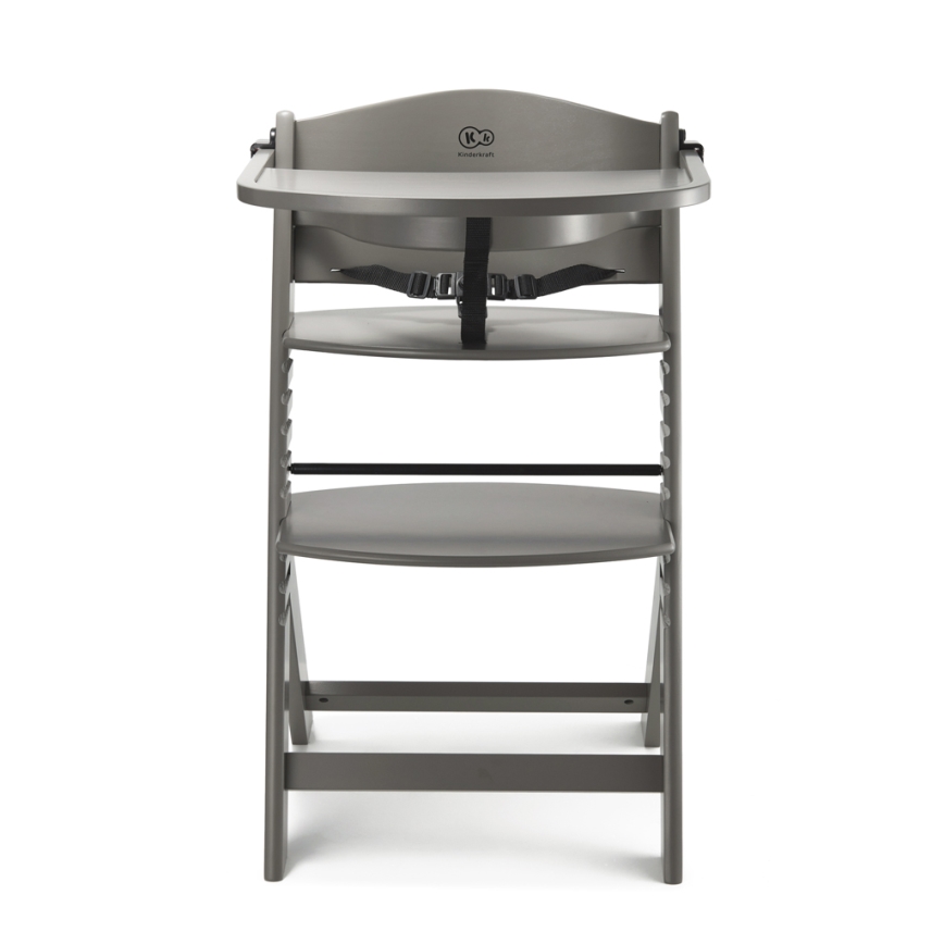 KINDERKRAFT - Chaise haute pour enfant ENOCK grise