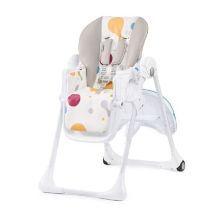 KINDERKRAFT - Chaise haute pour repas enfant YUMMY beige/blanc