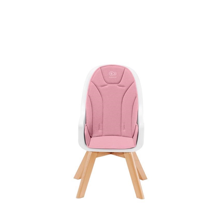 KINDERKRAFT - Chaise repas bébé 2en1 TIXI rose
