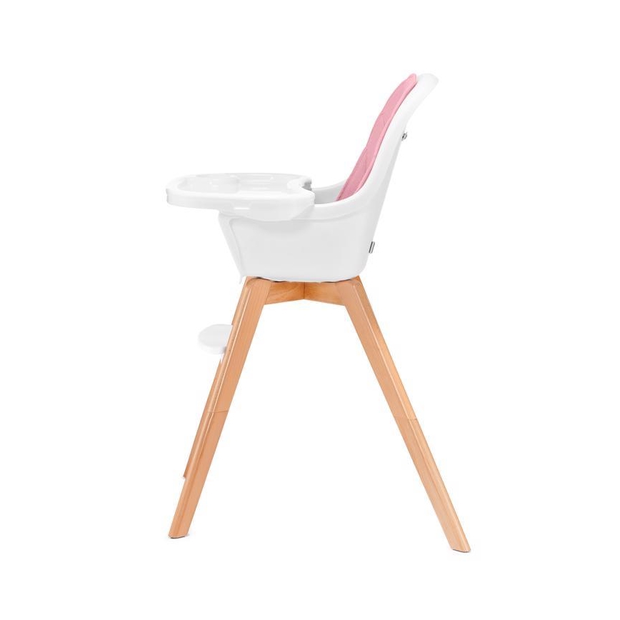 KINDERKRAFT - Chaise repas bébé 2en1 TIXI rose