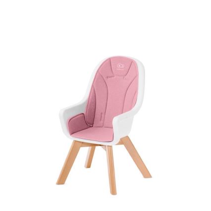 KINDERKRAFT - Chaise repas bébé 2en1 TIXI rose