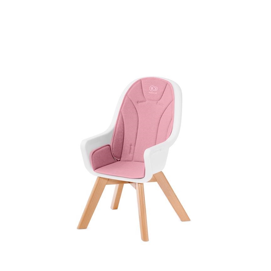 KINDERKRAFT - Chaise repas bébé 2en1 TIXI rose