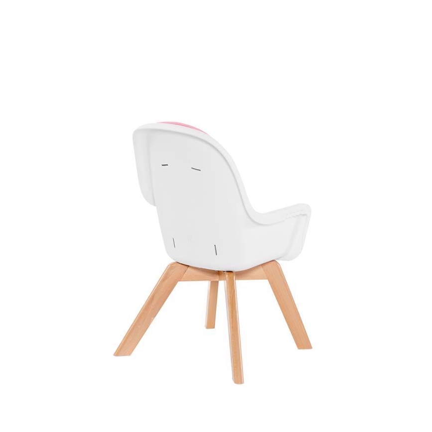 KINDERKRAFT - Chaise repas bébé 2en1 TIXI rose