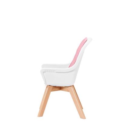 KINDERKRAFT - Chaise repas bébé 2en1 TIXI rose