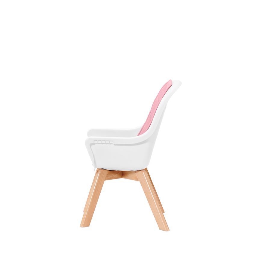 KINDERKRAFT - Chaise repas bébé 2en1 TIXI rose
