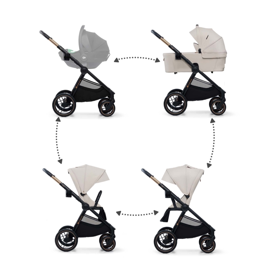 KINDERKRAFT - Combinatiekinderwagen 2in1 NEA 2 beige