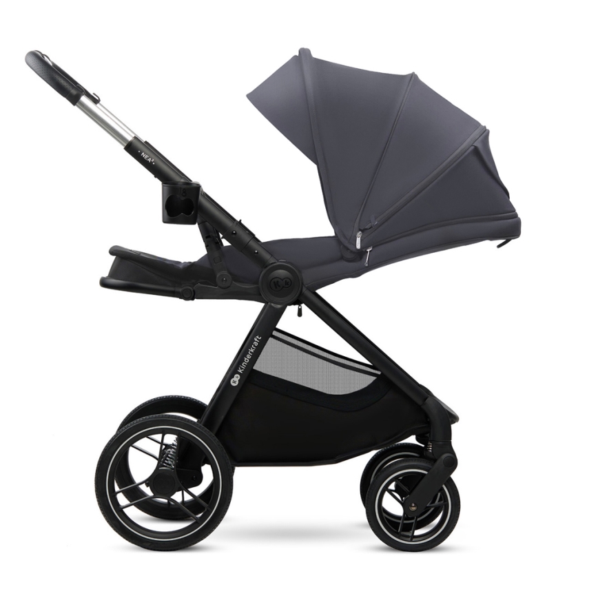 KINDERKRAFT - Combinatiekinderwagen 2in1 NEA 2 Donkergrijs