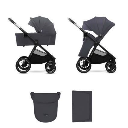 KINDERKRAFT - Combinatiekinderwagen 2in1 NEA 2 Donkergrijs