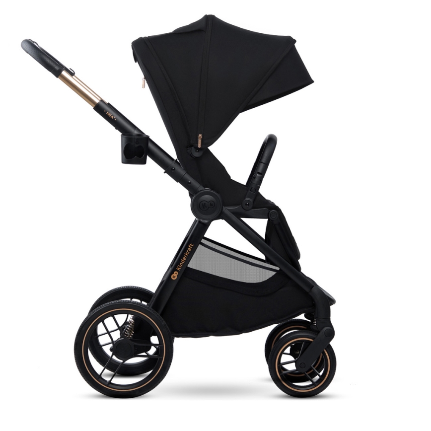 KINDERKRAFT - Combinatiekinderwagen 2in1 NEA 2 Midnight zwart