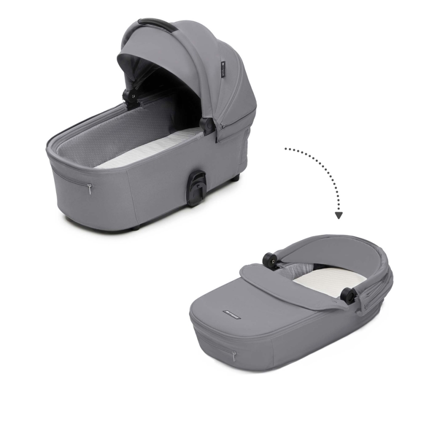 KINDERKRAFT - Combinatiekinderwagen 2in1 NEA 2 Platinum grijs