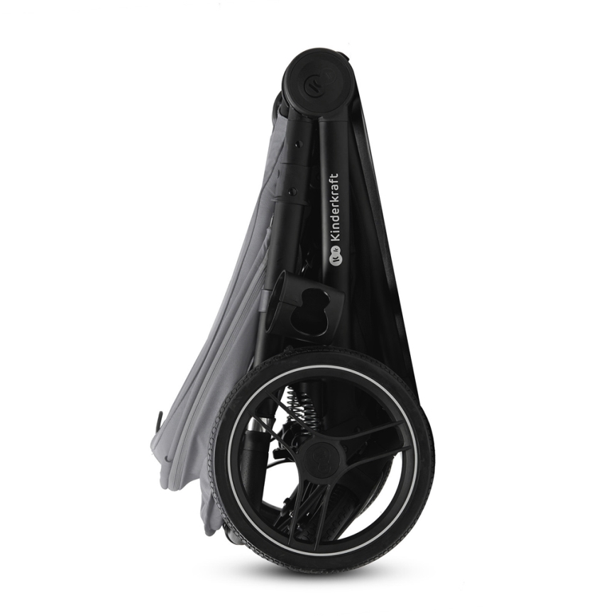 KINDERKRAFT - Combinatiekinderwagen 2in1 NEA 2 Platinum grijs