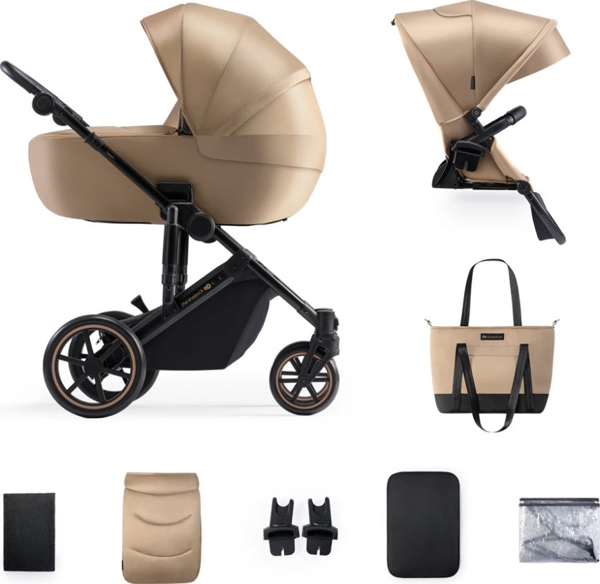 KINDERKRAFT - Combinatiekinderwagen 2in1 PRIME 2 beige