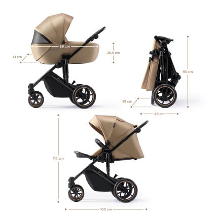 KINDERKRAFT - Combinatiekinderwagen 2in1 PRIME 2 beige