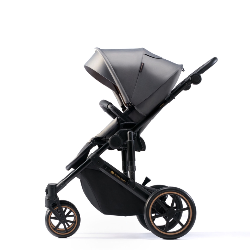 KINDERKRAFT - Combinatiekinderwagen 2in1 PRIME 2 grijs